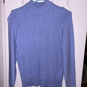 Vero Moda Cowl Neck Sweater in Soft Blue